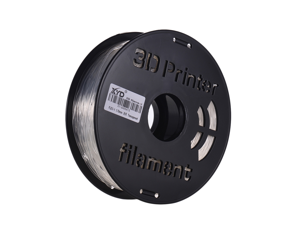 Filamento Flexível Tpu 1.75mm 1kg Bobina Branco Preto Transparente Para Impressora 3d Caneta De Desenho