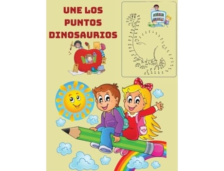Livro Une Los Puntos - Dinosaurios Libro Para Colorear Para Niños A Partir De 3 Años De Doru Bloomvield (inglês)