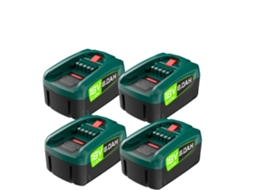 Bateria de substituição, 8000mAh, compatível com ferramentas elétricas, 4 baterias de 8000mAh, 18V OEM