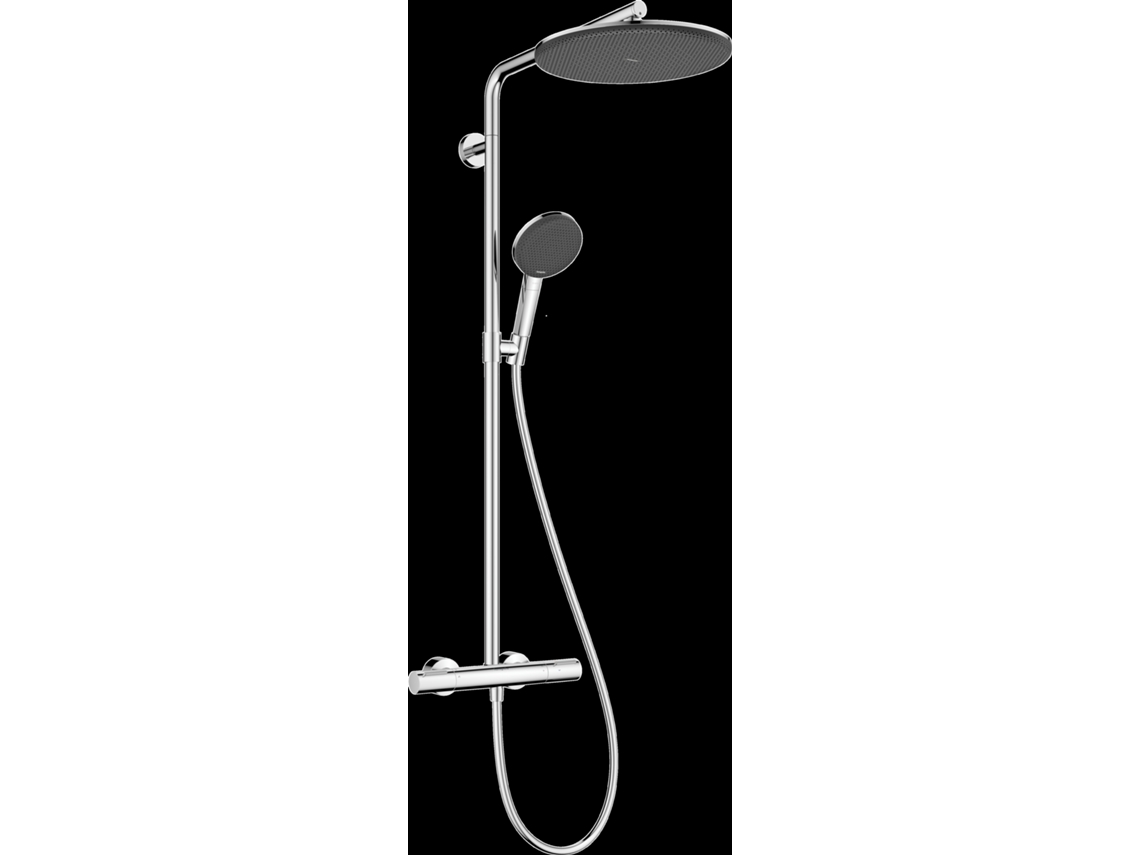 Raindance Alive S Puro Sistema De Chuveiro 300 1jet Ecosmart Com Elemento Ecostat, 24593000, Cor Crómio Hansgrohe