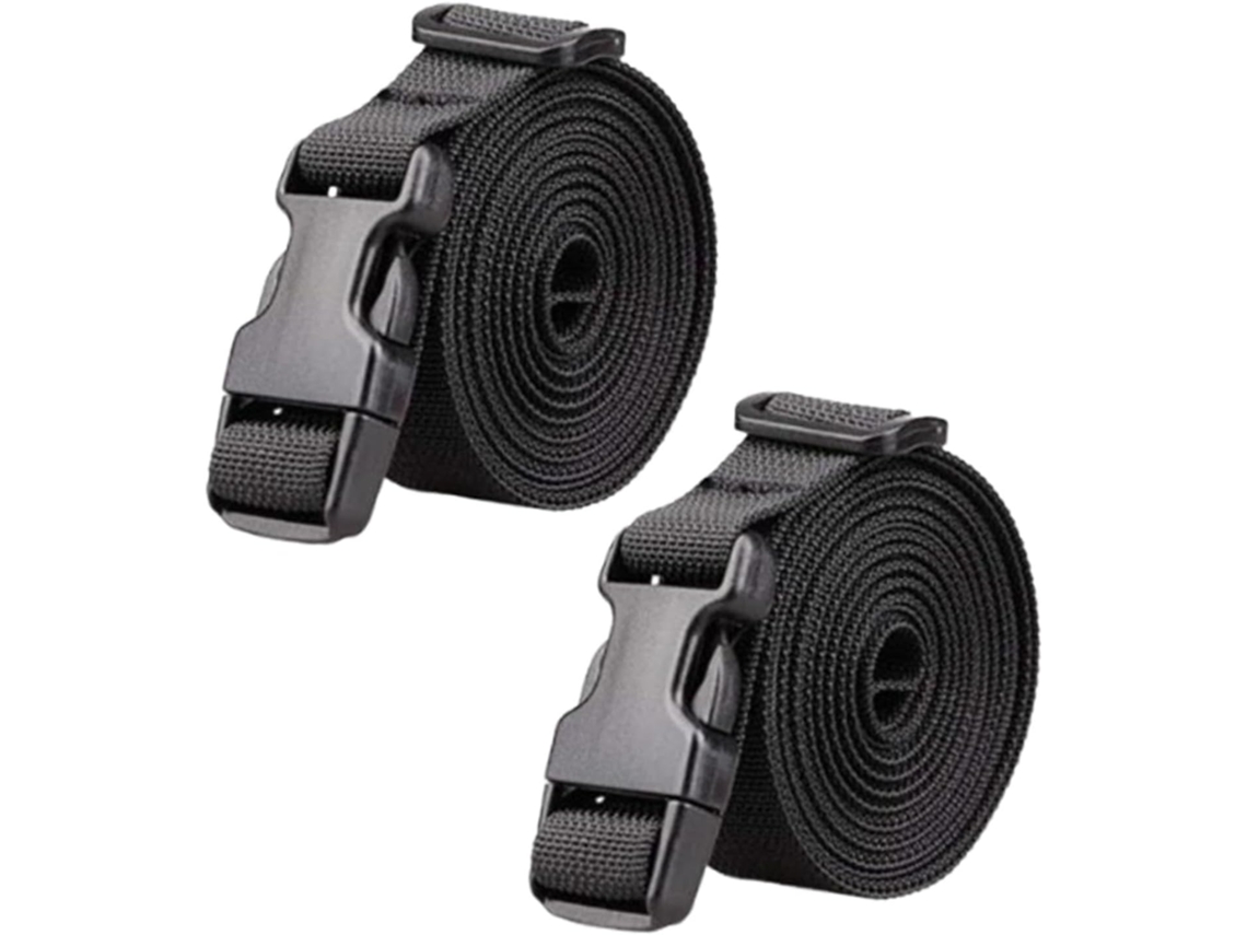 Cintas De Bagagem Rockible Golf Car Bag Bottles 2x Em Nyli, Pretas