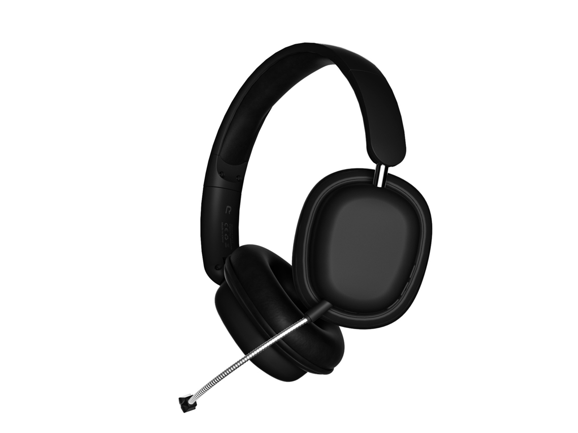 Fone De Ouvido Gamer Sem Fio Bt5.3 Over Ear Com Microfone 3.5mm Plegável