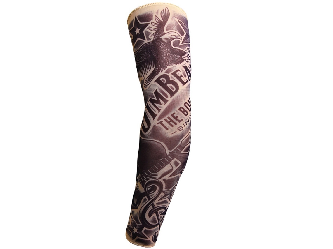 Manga Temporária De Tatuagem Com Proteção Uv Manga De Braço Fake Estampada Para Exterior Unissex 1 Peça