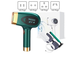 zs Depilador Elétrico A Laser Ipl Com 900.000 Flashes, Tela Lcd, 9 Níveis De Potência, Depilação Permanente E Indolor Para O Corpo E A Área Dos
