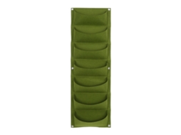 Sacola de Plantio Vertical Primerox com 7 Bolsos para Parede