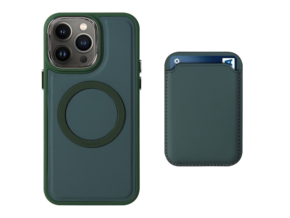 Zsanfs Capa Para Iphone 15, Compatível Com Magsafe, Cor Verde