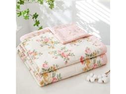 Colcha Acolchoada Fansu Capa de Cama Manta para Ar Condicionado Edredom Conjunto 100% Algodão Sofá com Estampa