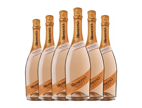 Espumante rosé MIONETTO Prestige Rosé Extra Seco Prosecco (0.75 L - 6 Unidades)