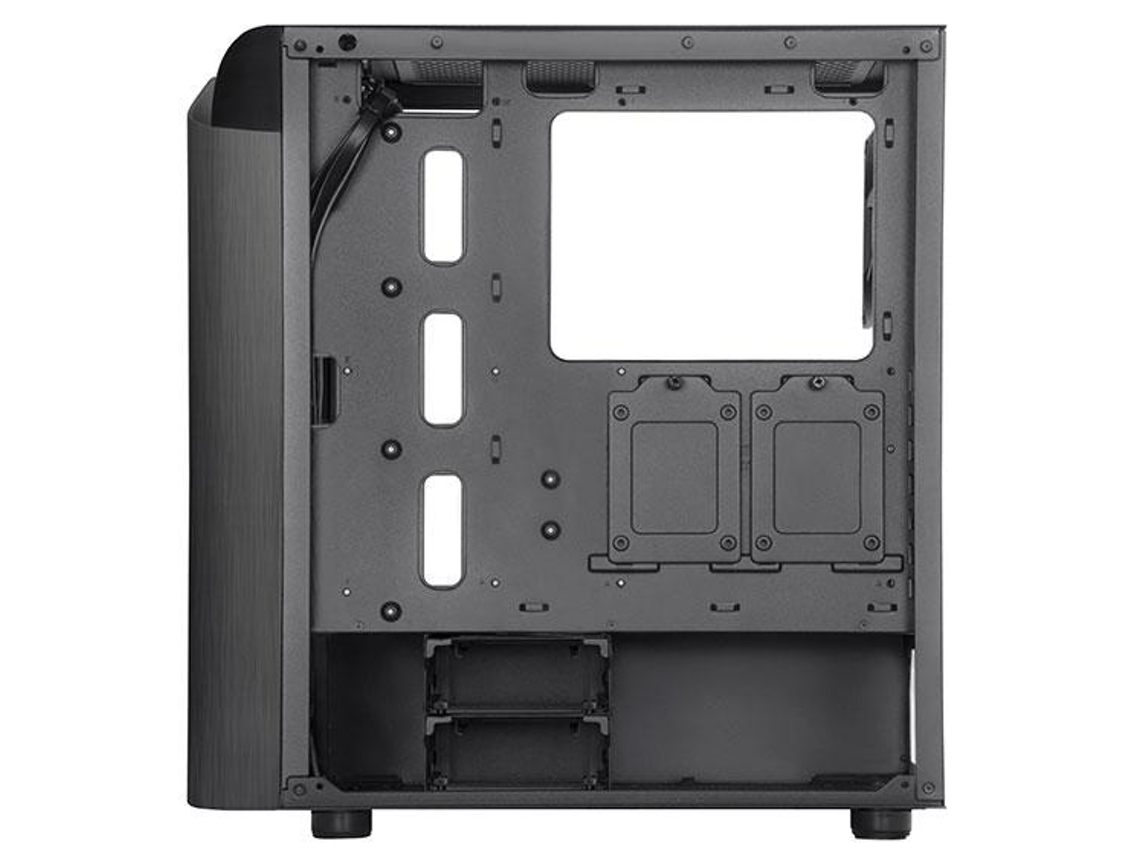 Silverstone Seta A1 Midi Tower Preto Titânio