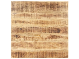 Vidaxl Tampo De Mesa Madeira De Mangueira Maciça 15-16 Mm 60x60 Cm