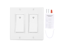 Interruptor Temporizador De Luz De Parede Wifi Inteligente, 1/2/3 Velocidades, Compatível Com Alexa E Google