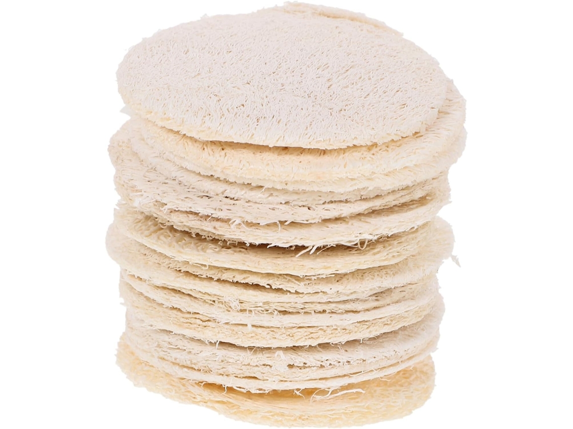 Lurelia Pack De 18 Escovas De Banho Para Bebé, Bucha Natural E Massagem Suave