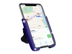 Suporte Universal Para Celular Com Presilha Para Saída De Ar Do Carro, Com Strass De Cristal Brilhante Para Smartphones.