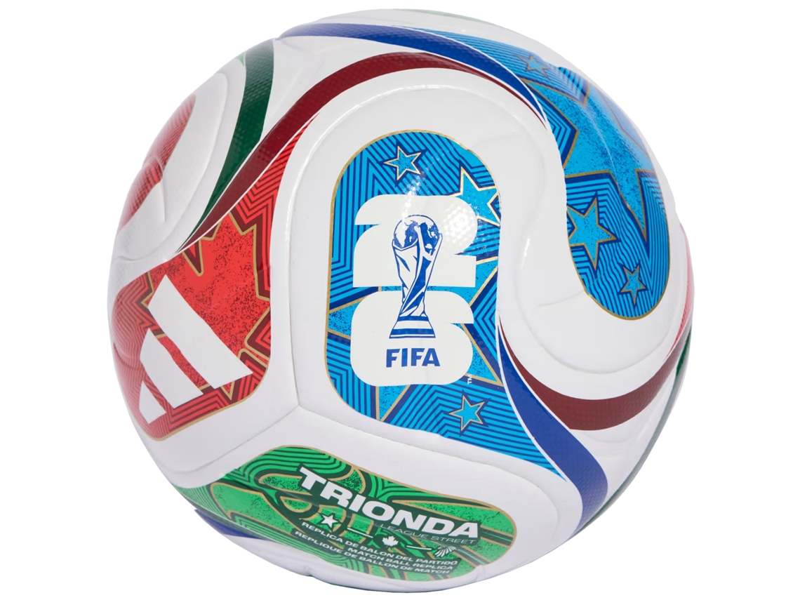 Adidas Fifa World Cup 26 Trionda League J350 Ball Jd8167, Unissex, Bolas De Futebol ADIDAS (branco 4 Eu)