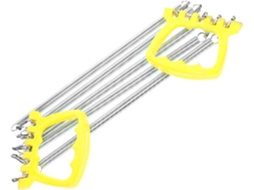 Expansor De Tórax Galpada Para Meninos E Meninas, Amarelo, Em Aço Com Mola, Equipamento Robusto Treinamento