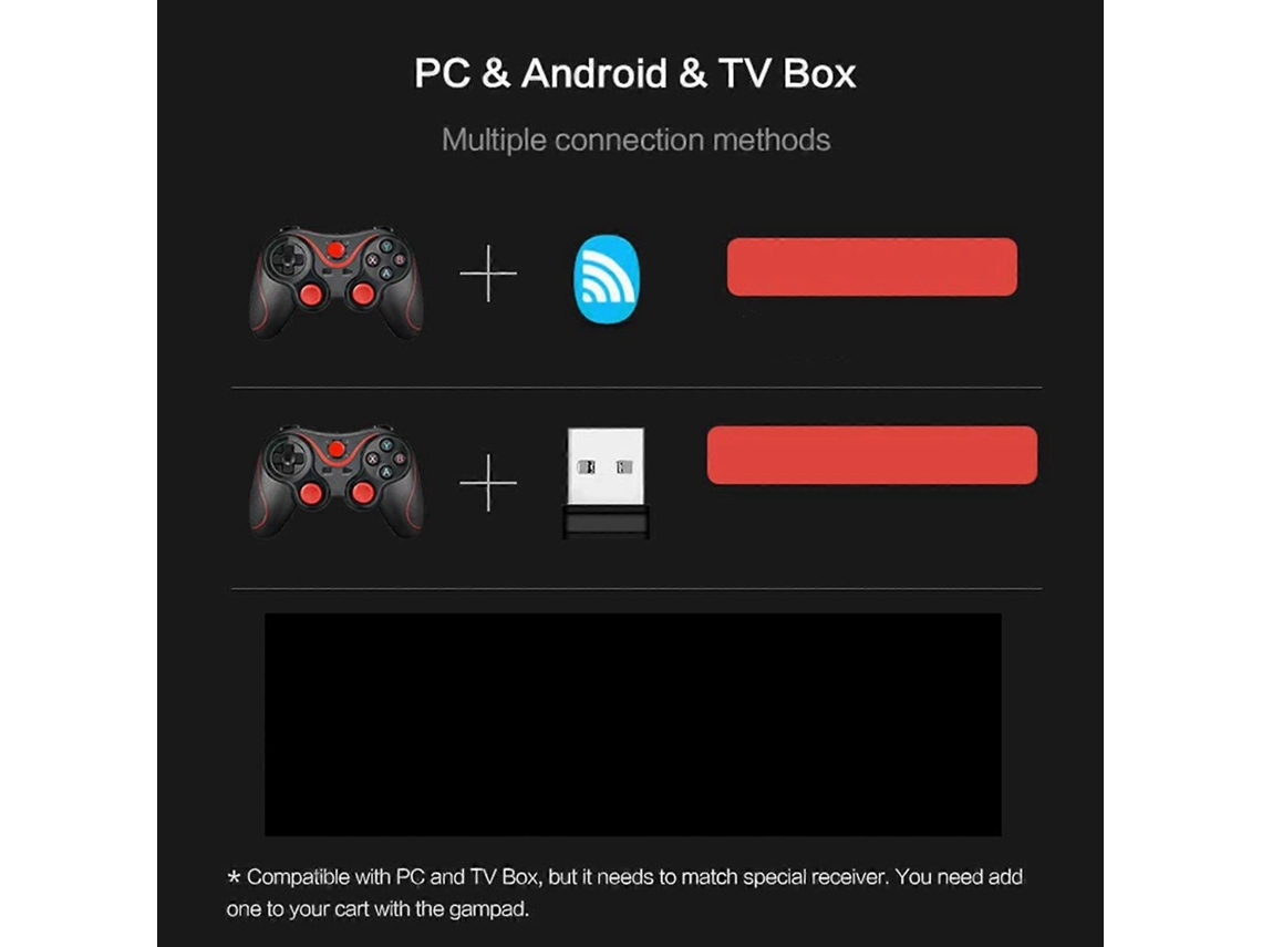 Controle Sem Fio Para Jogos, Gamepad Bluetooth Universal Compatível Com Tablets Android. Hengjian
