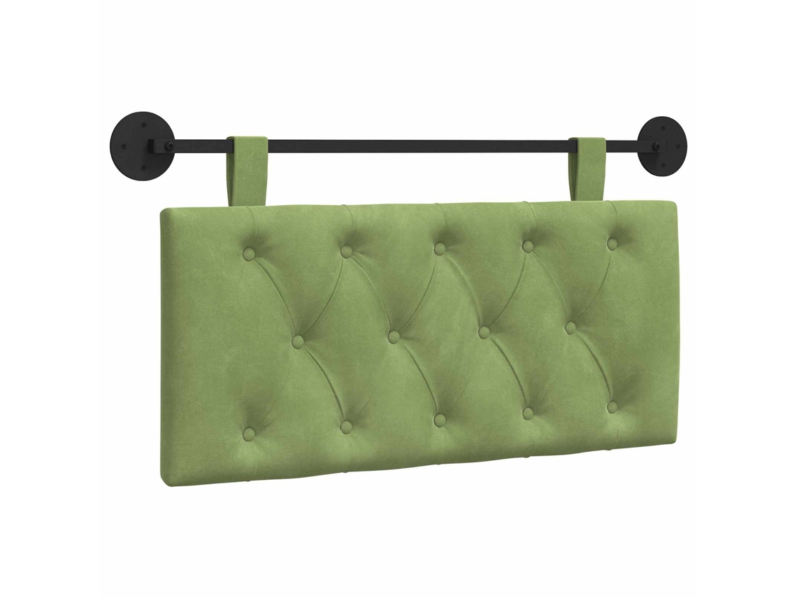 Conjunto 1 Cabeceira Moderna Vidaxl Verde Veludo (90 X 55 X 7 Cm)