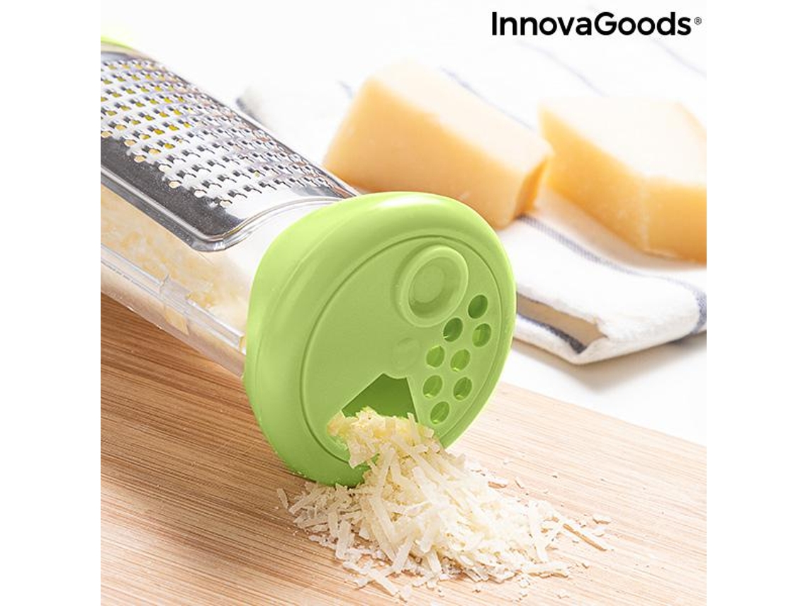 Ralador com Recipiente e Tampa Dispensadora 3 em 1 Cheezy Innovagoods