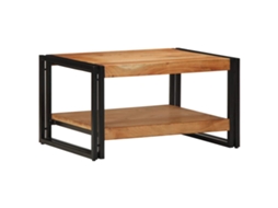 Vidaxl Mesa De Centro 70x50x38 Cm Madeira De Acácia Maciça