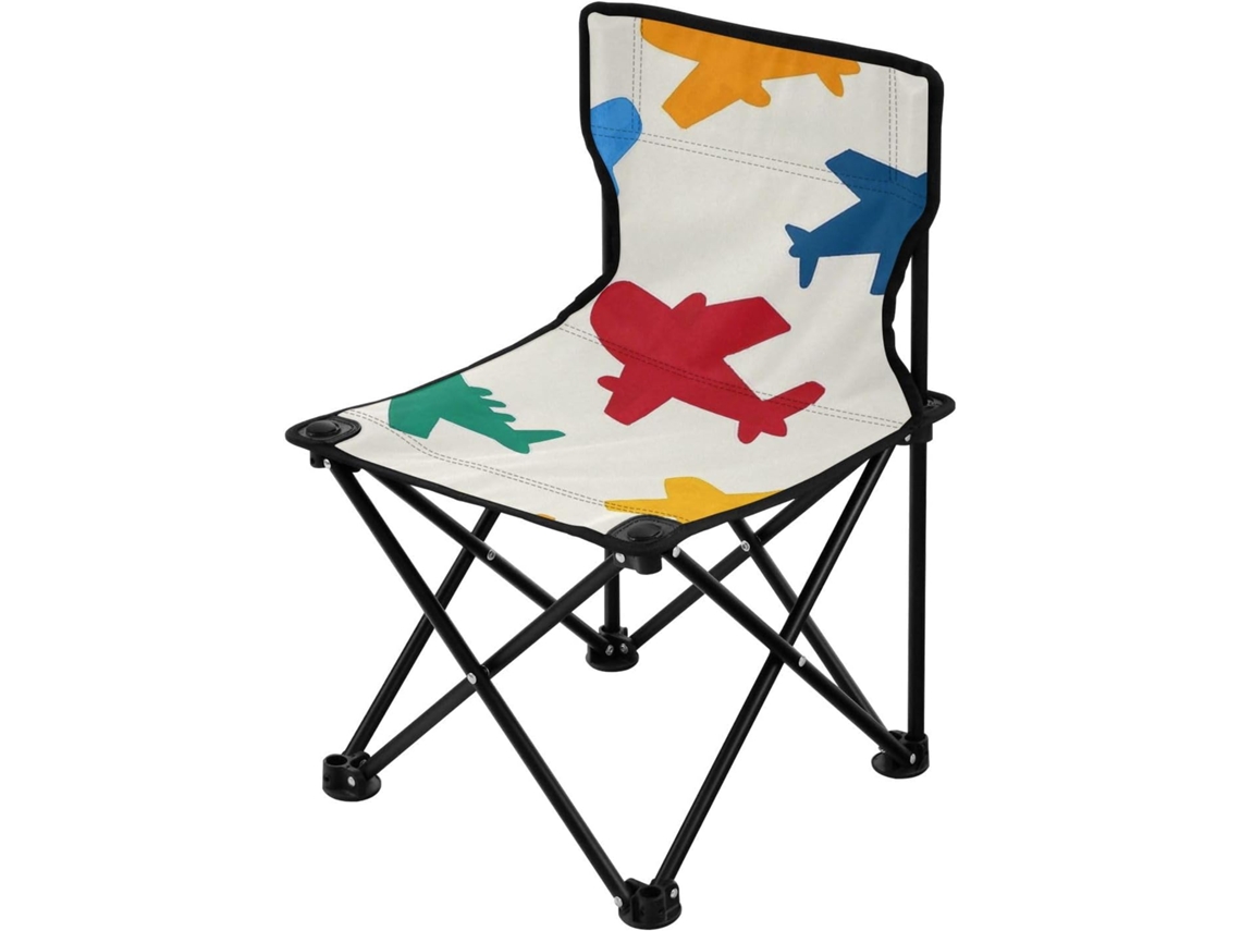 Cadeira de Camping Alipis em Nylon, Tecido e Pe Dobrável portátil leve para camping