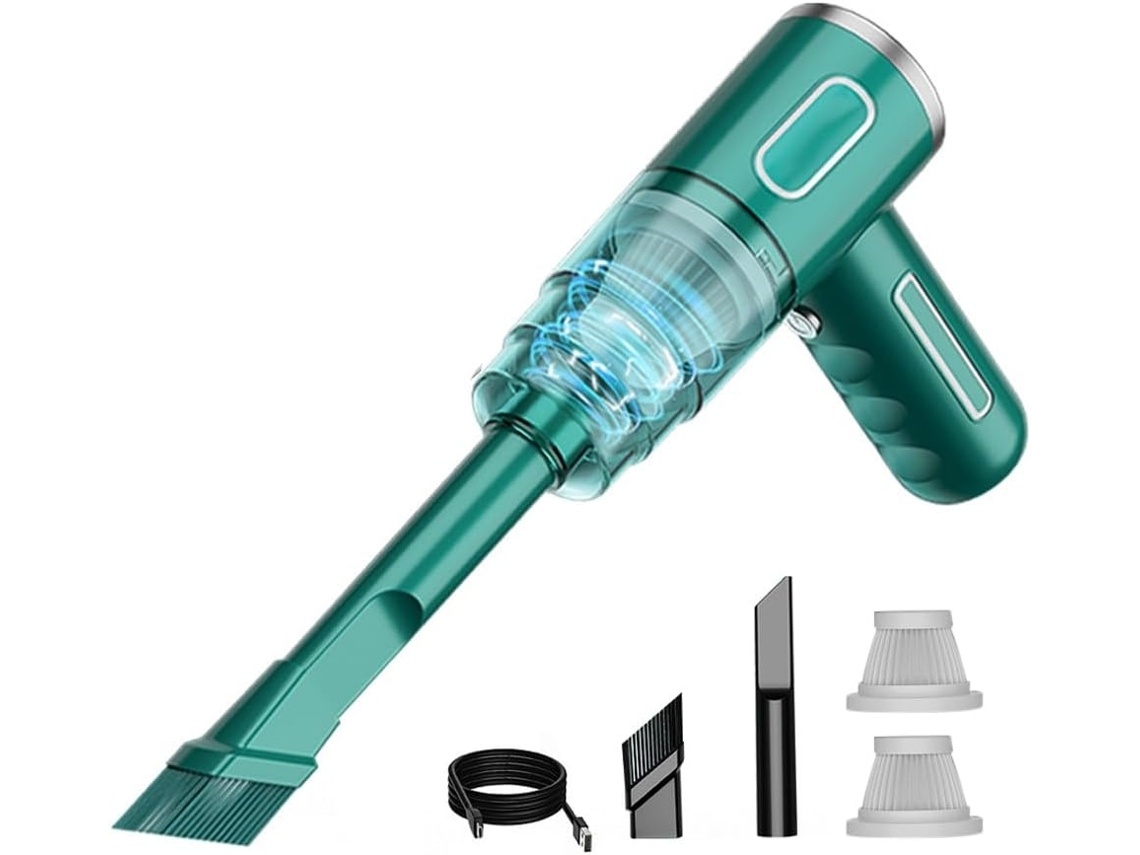 Lurelia Aspirador Portátil Sem Fio Para Carro E Casa 000pa, 120w Carregamento Usb