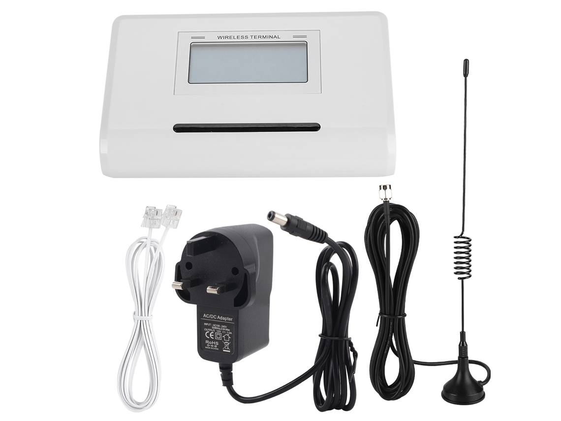 Terminal Sem Fio Gsm Com Lcd E Conexão De Alarme Telefone Fixo