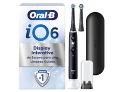 Escova De Dentes Elétrica Io6 Preta Oral B