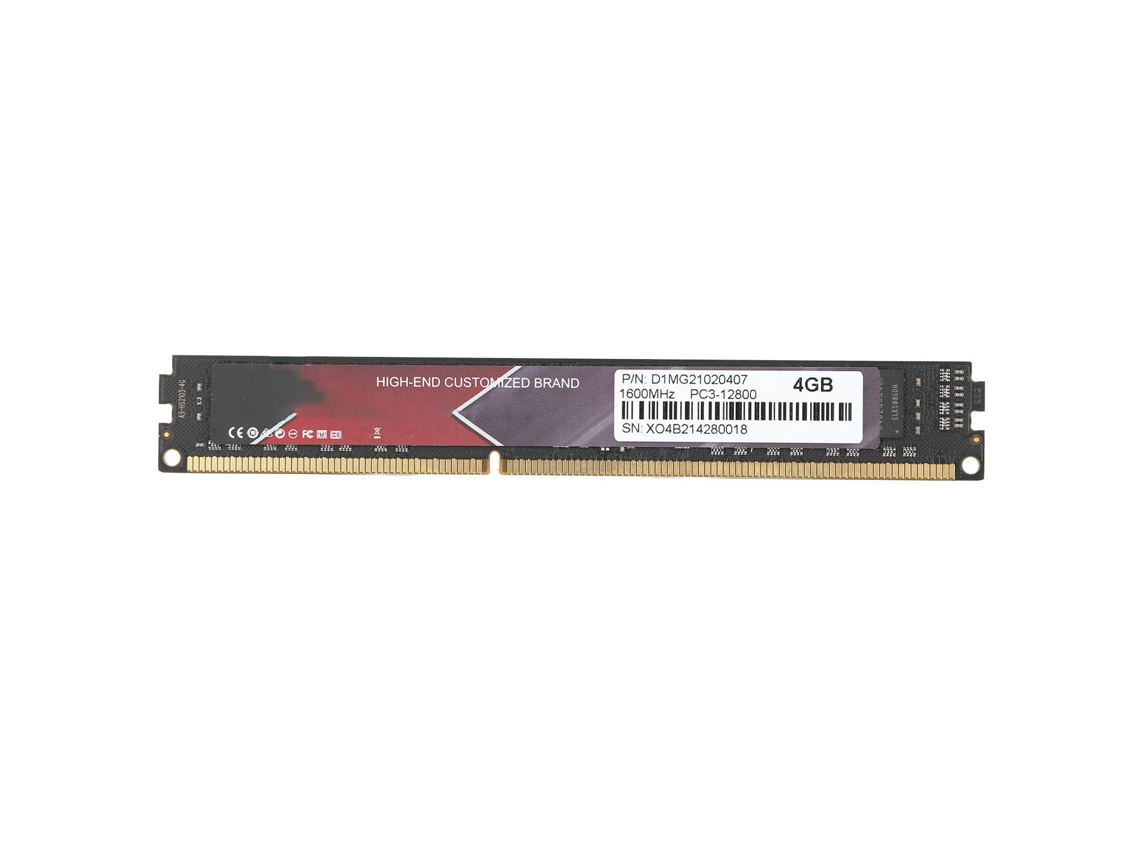 Módulos De Upgrade De Memória Desktop Ddr3 1600mhz 4gb Ram Sticks Pc3‑12800