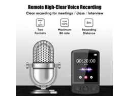 Player Mp3 LAXISCREED Bt5.0 Tela Digital
