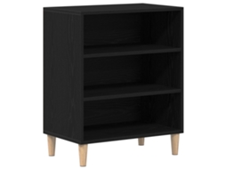 Conjunto 1 Buffet Vidaxl Preto Derivados De Madeira (57 X 35 X 70 Cm)