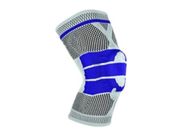 Joelheira de suporte com anel de silicone, tecido respirável, para basquete e outros desportos AQUAFORGE