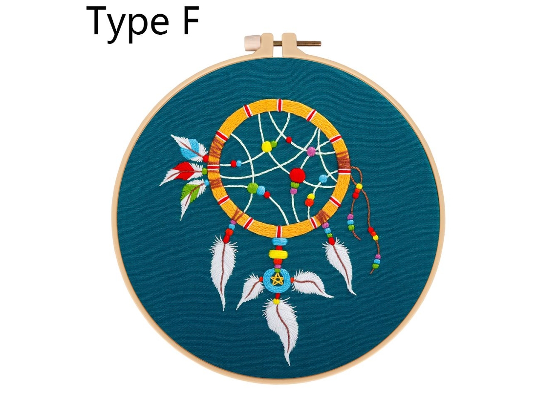 Conjunto De Bordados Sino De Vento Tipo F Tipo Aquaforge