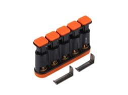 Treinador de Força e Tensão Variável para Dedos e Mãos, para Piano e Guitarra AQUAFORGE (laranja)