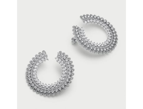 Brincos Oshun da Earcandy Jewelry em prata e metal sem níquel.