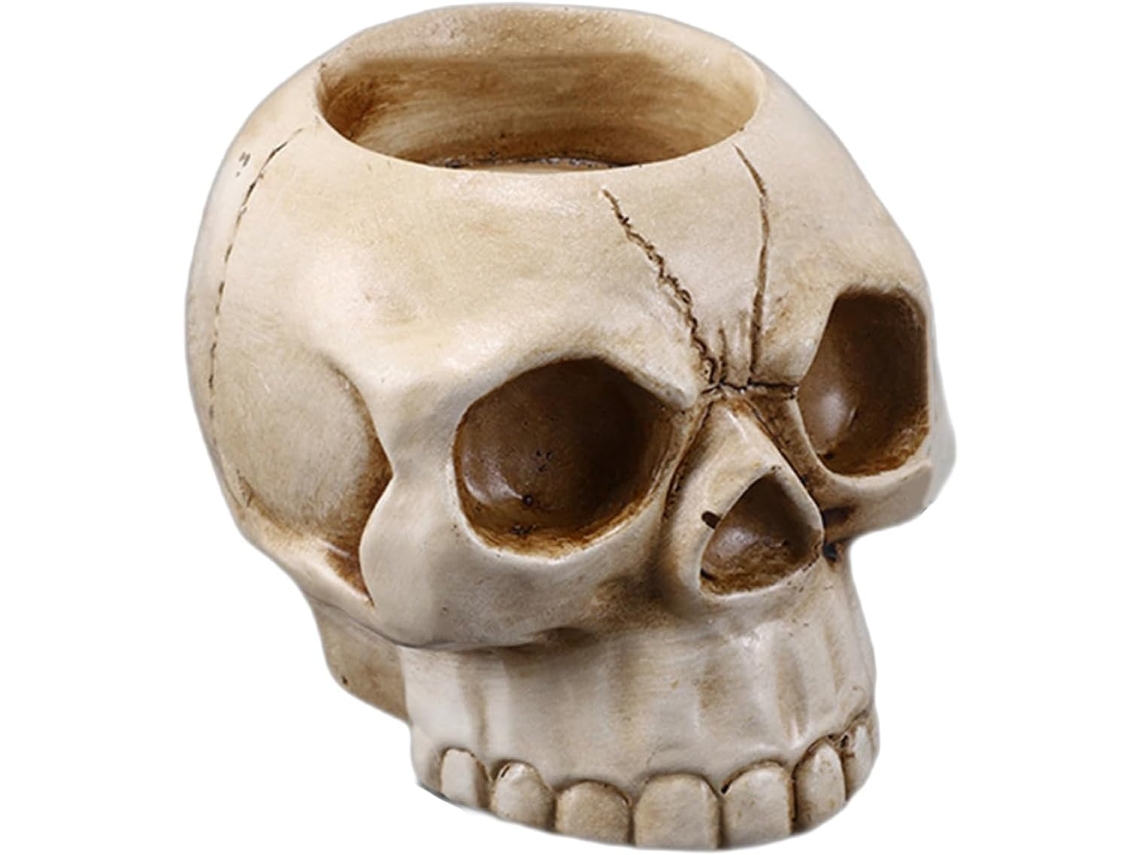 Castiçal Em Formato De Caveira, Para Halloween, Páscoa, Natal, Festas De Casamento, Centros De Mesa