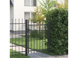 Vidaxl Portão De Cerca Boxtel 103 X 175 Cm Aço Revestido A Pó Cinzeto