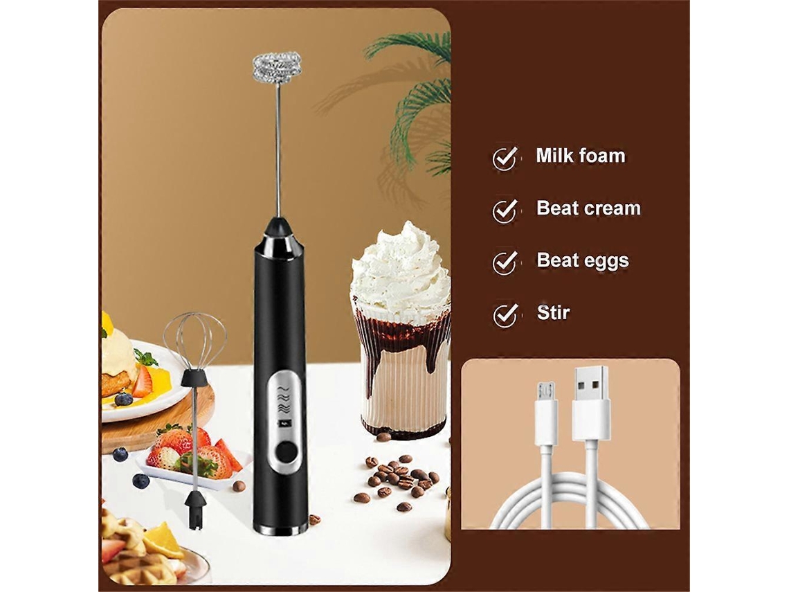 Espumador De Leite Elétrico Para Café, Pequeno Portátil