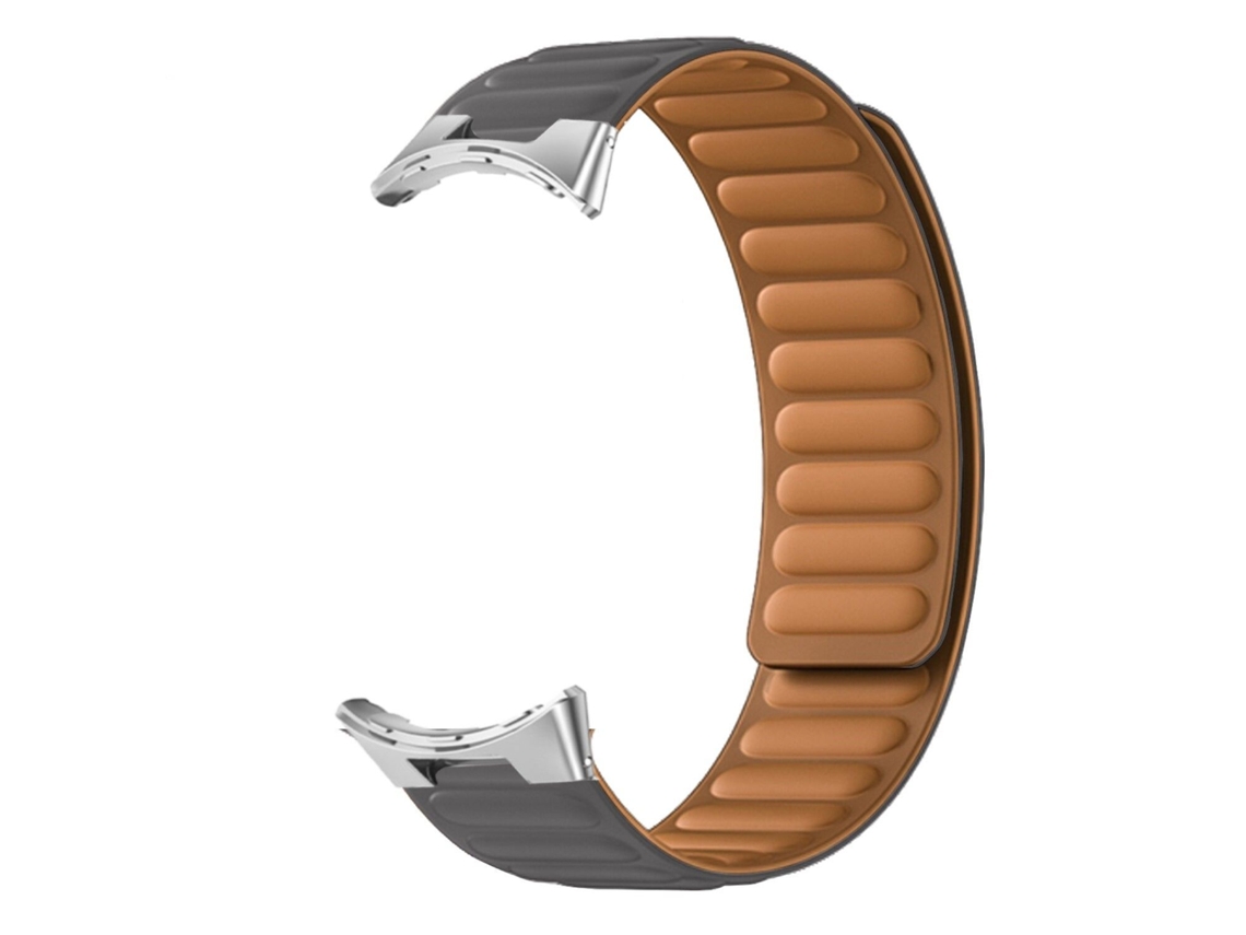 Bracelete de Elos Magnéticos para Google Pixel Watch Cinza
