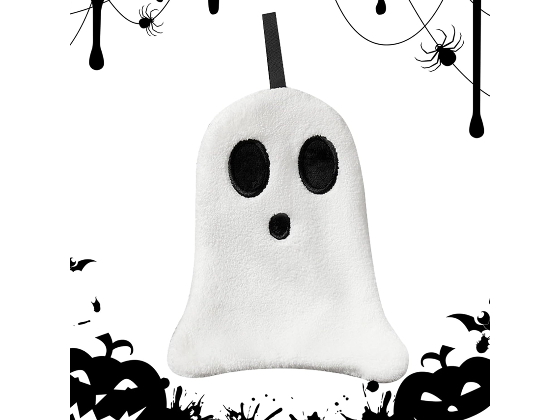 Toalhas De Mão Estampa De Fantasma Para Decoração De Halloween Na Cozinha E No Banheiro |