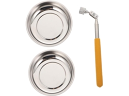 Kit de Discos Magnéticos Topbathy com 3 Peças, Suporte para Ferramentas, Bandeja Magnética