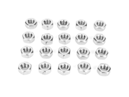 20 Porcas Hexagonais M6 Aço Inoxidável 304 Para Acessórios Estufa