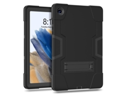 Capa Protetora Resistente Pc Silicone Macio Antichoque Com Suporte Para Galaxy Tab A9/a9 Plus 11 Preto Sfushos