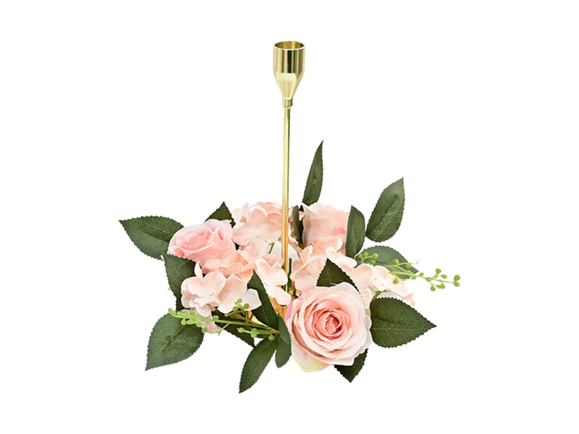 Vela Decorativa em Forma de Coroa de Rosas LAXISCREED