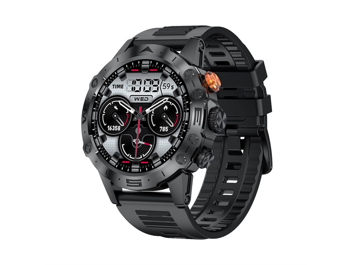 Smart Watch SHAH ARPAN Chamada para Android Ios Preto