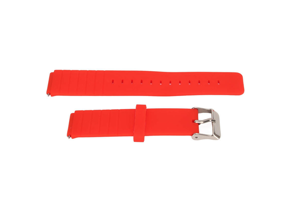 Pulseira Silicone Reposição Compatível Relógio T1 Red