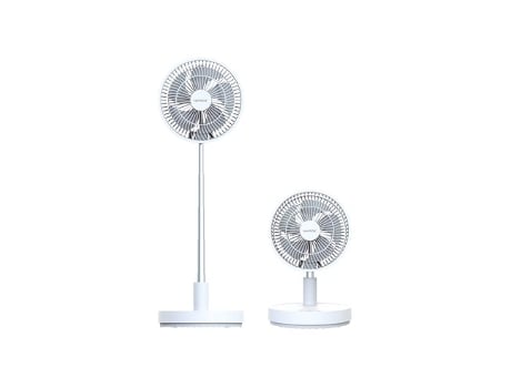 Ventilador De Mesa Dobrável Portátil Ankro Branco Niaros (motor 7w Dc 5v)