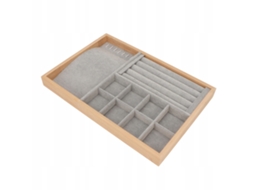 Prateleira De Bijuterias 35,5x24,5x3cm Madeira Design Elegante Kit