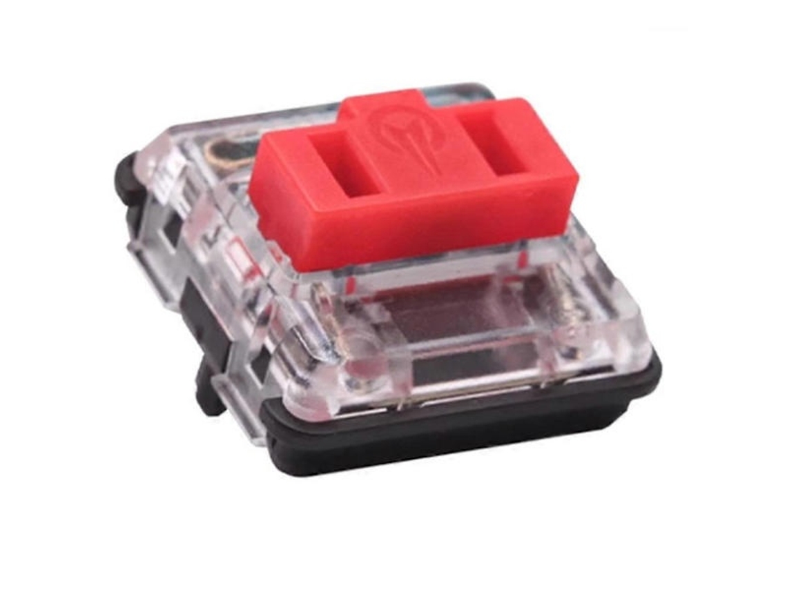 Lurelia Teclado 70 Peças, Mecânico, Rgb, Cor Vermelha