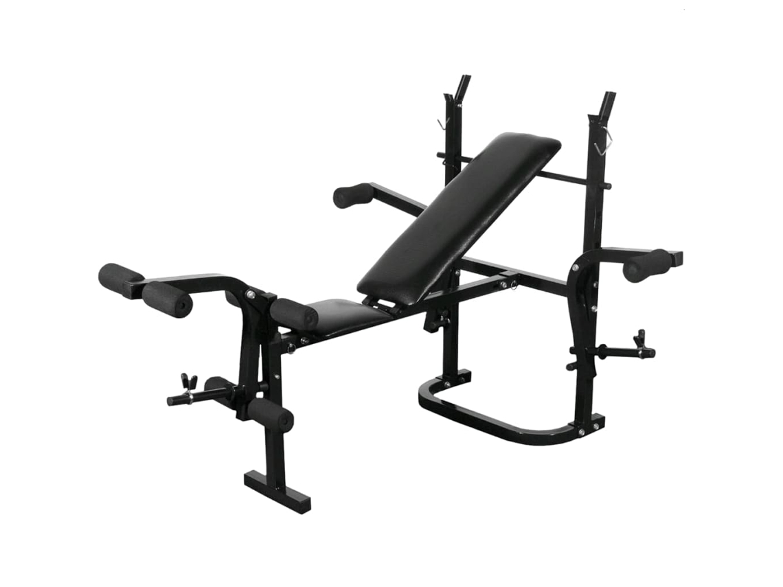 Weight Bench, Weight Benches Vidaxl Preto Aço