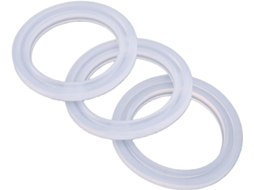 Conjunto De 3 Anéis Vedação Para Máquinas Café Expresso 51mm, Juntas De Silicone À Prova Vazamentos